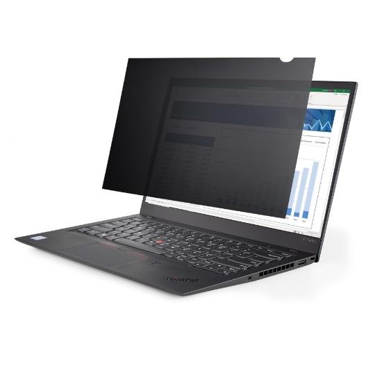 Picture of StarTech.com 17.3-inch 16:9 Laptop Privacy Filter, Anti-Glare Privacy Screen w/51% Blue Light Reduction, Notebook Screen Protector w/ +/- 30 Degrees Viewing Angle, Matte/Glossy