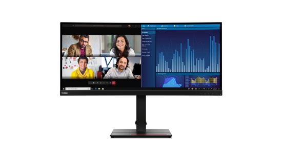 Picture of Lenovo ThinkVision P34w-20 LED display 86.7 cm (34.1") 3440 x 1440 pixels Wide Quad HD Black