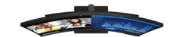 Picture of Lenovo ThinkVision P34w-20 LED display 86.7 cm (34.1") 3440 x 1440 pixels Wide Quad HD Black