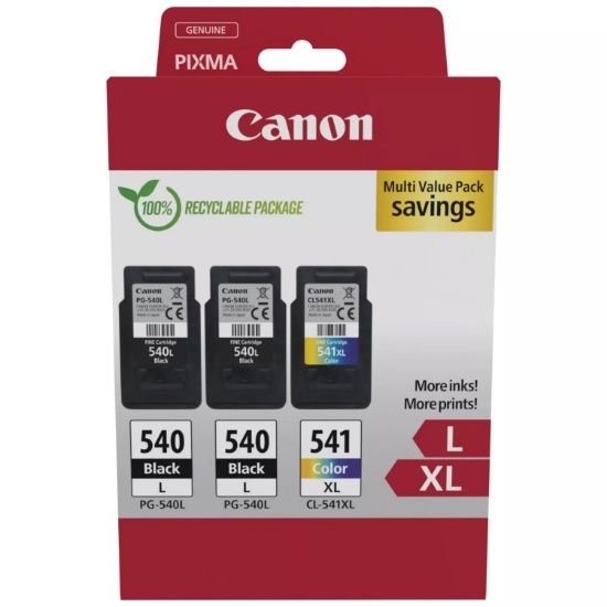 Picture of Canon 5224B017 ink cartridge 2 pc(s) Original Black, Cyan, Magenta, Yellow
