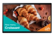Picture of Samsung QB24C Digital signage flat panel 61 cm (24") LED Wi-Fi 250 cd/m² Full HD Black Built-in processor Tizen 16/7