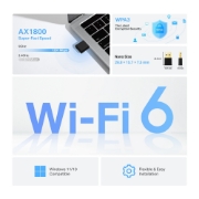 Picture of TP-Link Archer AX1800 Nano Wi-Fi 6 Wireless USB Adapter