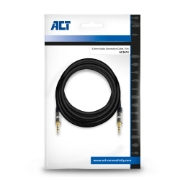 Picture of ACT 15 meter High Quality audio connection cable 3,5 mm stereo jack male - male