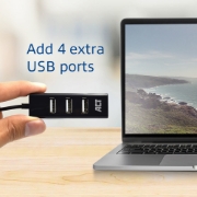 Picture of ACT USB hub 4 port USB-A