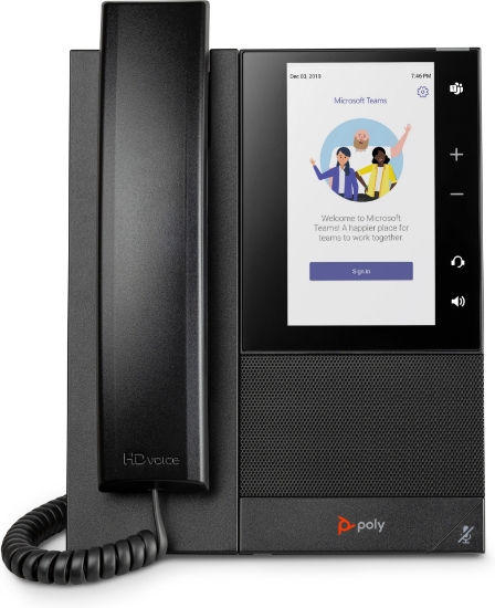 Picture of POLY CCX 505 Business Media Phone for Microsoft Teams and PoE-enabled