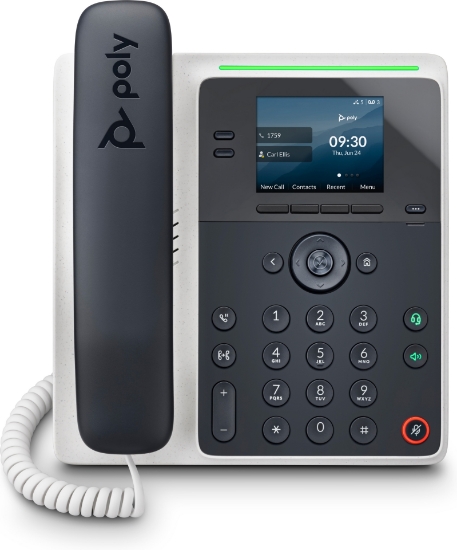 Picture of POLY Edge E100 IP Phone and PoE-enabled