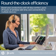 Picture of POLY Voyager 4310 Microsoft Teams Certified Headset +BT700 dongle +Charging Stand
