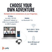 Picture of POLY Voyager Focus 2 Microsoft Teams Certified USB-C Headset