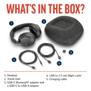Picture of POLY Voyager Surround 80 UC USB-C Headset +USB-C/A Adapter
