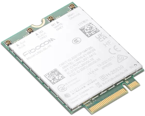 Picture of Lenovo 4XC1M72797 network card Internal WWAN 1000 Mbit/s