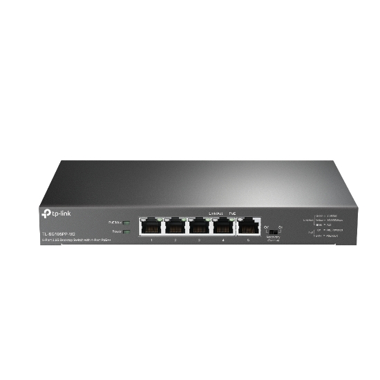Picture of TP-Link 5-Port 2.5G Desktop Switch with 4-Port PoE++
