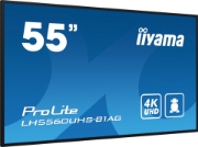 Picture of iiyama LH5560UHS-B1AG Signage Display Digital A-board 139.7 cm (55") LED Wi-Fi 500 cd/m² 4K Ultra HD Black Built-in processor Android 11 24/7