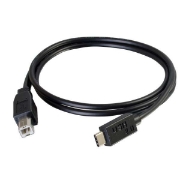 Picture of C2G 2m USB 2.0 USB Type C to USB B Cable M/M - USB C Cable Black