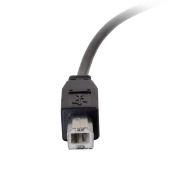 Picture of C2G 2m USB 2.0 USB Type C to USB B Cable M/M - USB C Cable Black