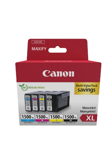 Picture of Canon 9182B010 ink cartridge 4 pc(s) Original High (XL) Yield Black, Cyan, Magenta, Yellow