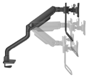 Picture of Neomounts DS75S-950BL2 Monitor arm 17-32" - gas spring - Topfix - 180°-stop
