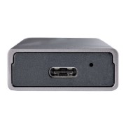 Picture of StarTech.com USB-C 10Gbps to M.2 NVMe or M.2 SATA SSD Enclosure - Tool-free External M.2 PCIe/SATA NGFF SSD Aluminum Case - USB Type-C&A Host Cables - Supports 2230/2242/2260/2280