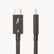 Picture of StarTech.com 3ft (1m) Thunderbolt 4 Cable - 40Gbps - 100W PD - 4K/8K Video - Intel-Certified Thunderbolt Cable - Compatible w/ USB4/Thunderbolt 3/USB 3.2/USB Type-C/DisplayPort
