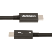 Picture of StarTech.com 3ft (1m) Thunderbolt 4 Cable - 40Gbps - 100W PD - 4K/8K Video - Intel-Certified Thunderbolt Cable - Compatible w/ USB4/Thunderbolt 3/USB 3.2/USB Type-C/DisplayPort