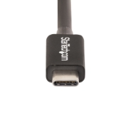 Picture of StarTech.com 3ft (1m) Thunderbolt 4 Cable - 40Gbps - 100W PD - 4K/8K Video - Intel-Certified Thunderbolt Cable - Compatible w/ USB4/Thunderbolt 3/USB 3.2/USB Type-C/DisplayPort
