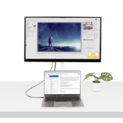 Picture of StarTech.com 3ft (1m) Thunderbolt 4 Cable - 40Gbps - 100W PD - 4K/8K Video - Intel-Certified Thunderbolt Cable - Compatible w/ USB4/Thunderbolt 3/USB 3.2/USB Type-C/DisplayPort