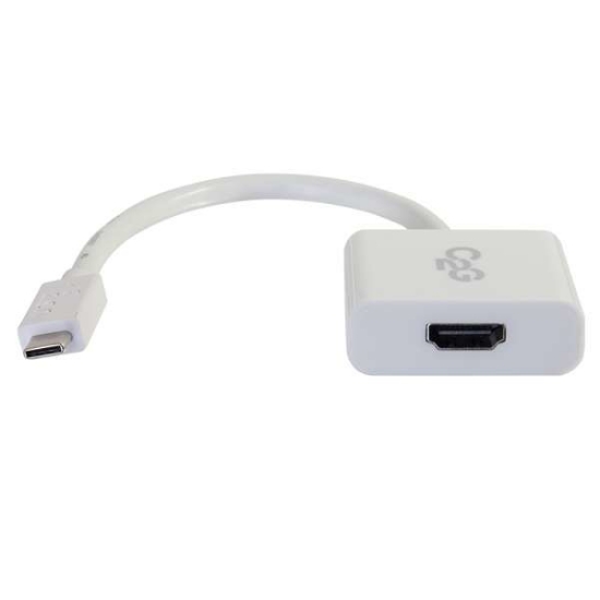 Picture of C2G USB 3.1 USB C to HDMI Audio/Video Adapter - USB Type C to HDMI White