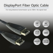 Picture of ACT 20 meters DisplayPort Active Optical Cable DisplayPort male - DisplayPort male