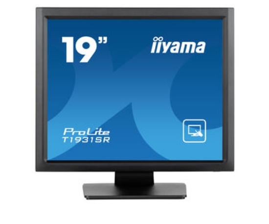 Picture of iiyama ProLite T1931SR-B1S computer monitor 48.3 cm (19") 1280 x 1024 pixels SXGA LCD Touchscreen Black