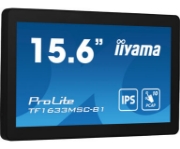 Picture of iiyama ProLite TF1633MSC-B1 computer monitor 39.6 cm (15.6") 1920 x 1080 pixels Full HD Touchscreen Black