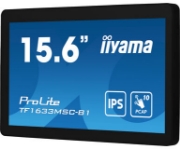 Picture of iiyama ProLite TF1633MSC-B1 computer monitor 39.6 cm (15.6") 1920 x 1080 pixels Full HD Touchscreen Black