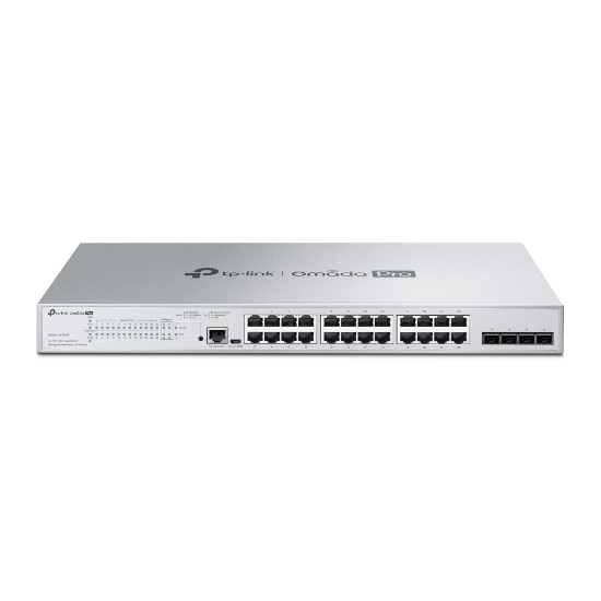 Picture of TP-Link Omada Pro 24-Port PoE+ Gigabit L2+ Managed Switch with 4 SFP Slots