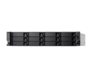 Picture of QNAP TS-H1886XU-RP-R2 NAS Rack (3U) Intel® Xeon® D D-1622 32 GB DDR4 0 TB QuTS hero Black, Grey