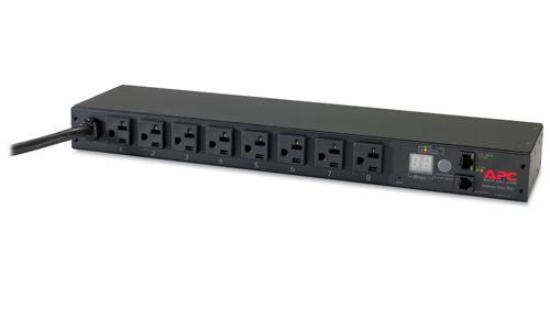 Picture of APC AP7801B power distribution unit (PDU) 8 AC outlet(s) 1U Black