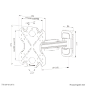 Picture of Neomounts WL40S-840BL12 TV mount wall 32-55" - full motion - fast installation