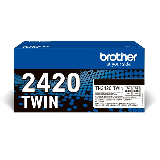 Picture of Brother TN-2420TWIN toner cartridge 2 pc(s) Original
