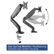 Picture of ACT Monitor arm 32" office, gas spring, 1 monitor