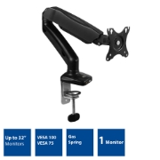 Picture of ACT Monitor arm 32" office, gas spring, 1 monitor