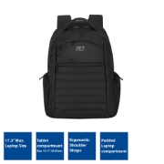 Picture of ACT Urban laptop backpack 17.3", made from recycled plastic bottles