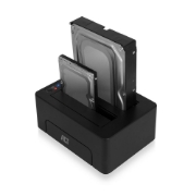 Picture of ACT 2.5" and 3.5" SATA dual HDD/SSD docking station, USB 3.2 Gen1