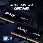 Picture of Kingston Technology FURY 16GB 4800MT/s DDR5 CL38 SODIMM (Kit of 2) Impact