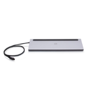 Picture of C2G USB-C 10-in-1 Triple Display Docking Station with HDMI, DisplayPort, VGA, Ethernet, USB, SD Card Reader, 3.5mm Audio and Power Delivery up to 100W - 4K 30Hz