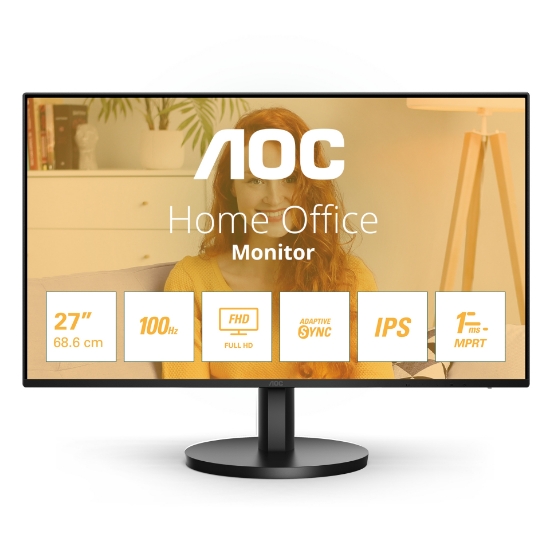 Picture of AOC B3 27B3HA2 LED display 68.6 cm (27") 1920 x 1080 pixels Full HD Black