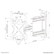 Picture of Neomounts WL40S-850BL12 TV mount wall 32-55" - full motion - fast installation