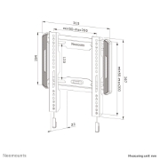 Picture of Neomounts WL30-550BL12 TV mount wall 24-65" - ultra-flat - easy install