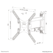 Picture of Neomounts WL40-550BL14 TV mount wall 32-55" - full motion - easy install