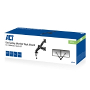 Picture of ACT Monitor arm 32" office, gas spring, 2 monitors