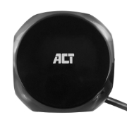 Picture of ACT Power socket cube (PDU) with 3 sockets, USB-A ports, 1.5m