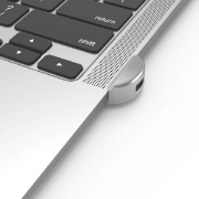 Picture of Compulocks Ledge Lock Adapter for MacBook Air 13" M1 with Keyed Cable Lock Silver