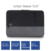 Picture of ACT Urban laptop sleeve 15.6"