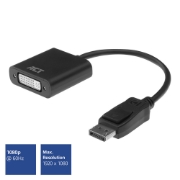 Picture of ACT 0.15 meters DisplayPort male to DVI female adapter